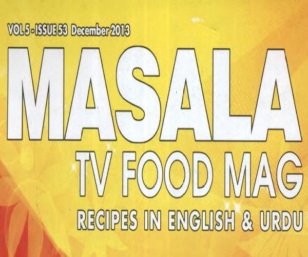 Masala Tv Food Magazine December 2013