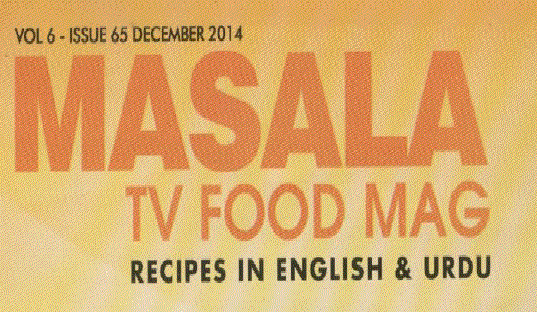 Masala Tv Food Magazine December 2014