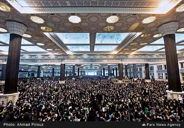 Commemoration Anniversary of 6 Month Old Child, Nation of Iran (Shiites Muslims) remembering the martyrdom of six month old kid , Ali Asghar, of Imam Hussein a.s, all Muslims take part in mourning ceremonies to remember the martyrdom of Ali Asgher at Karbala battle 1400 years ago. These ceremonies are arranged by Muslims in many cities of Iran at different levels, below images are taken in ceremonies held in Tehran, 