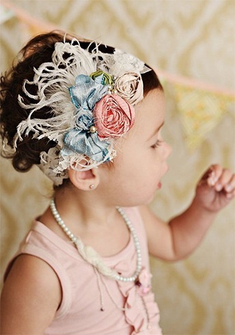 Headbands selection for your kids and babies may be cause of fun for you. Never think about the fashion is only for you...... elders, it is for all even they are kids, new born babies etc. We all know new born kids can not walk or can be stylish by wearing different and trending items, so we have to play an important roll and have to pay attention for them for their stylish first year special wearings, So the Headbands item is a basic item for them. You may also and mothers can chose few different styles for their kids.
