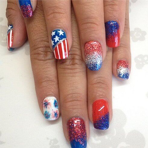 American independence: Salute America In New Style