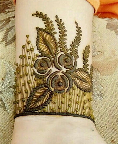 Latest Rose Mehndi Designs 2018-2019